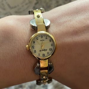 Vintage mixed metal watch